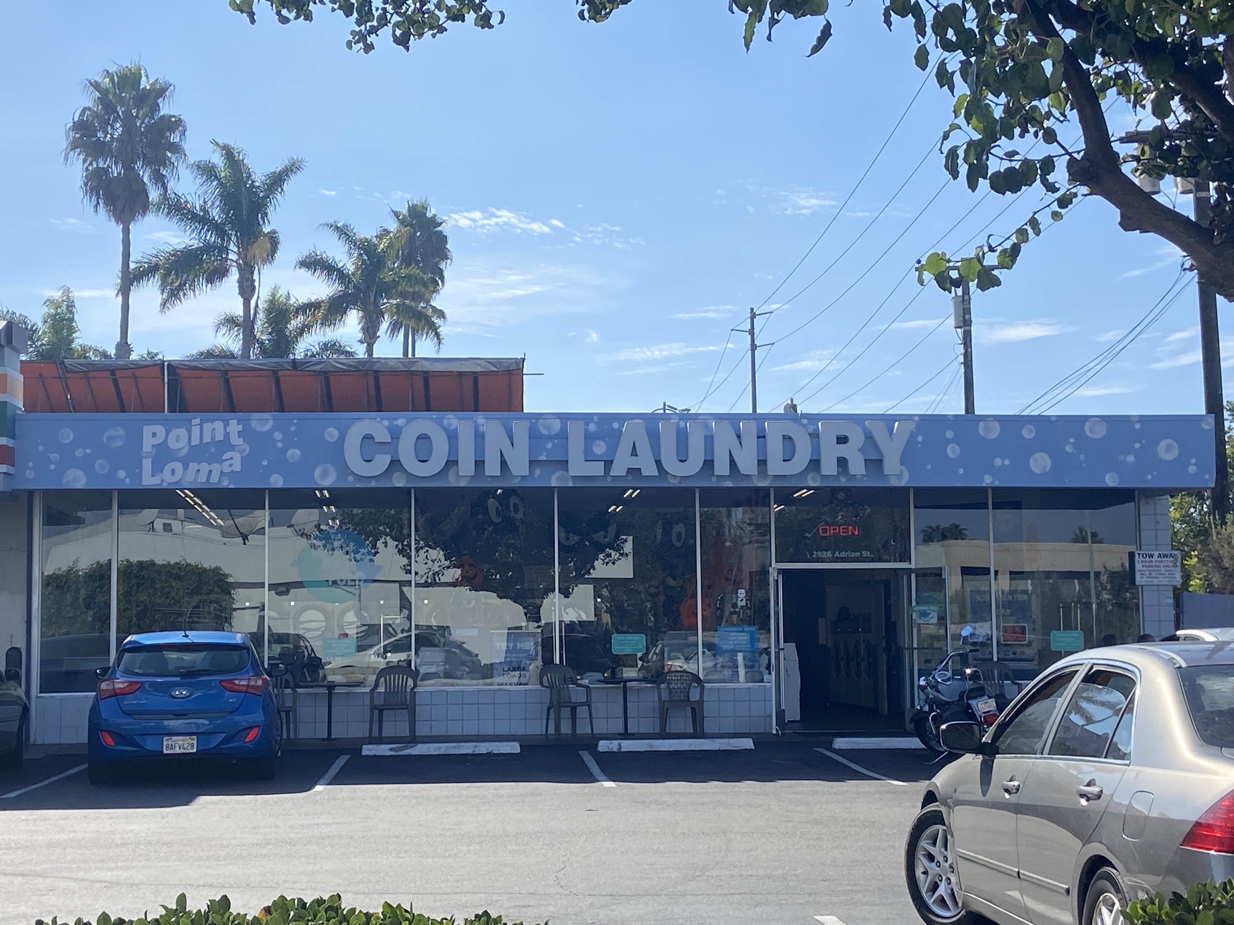 Exterior View of Point Loma Coin Laundry